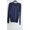 Winter Men Long Sleeve V-Neck Knit Pullover Sweater